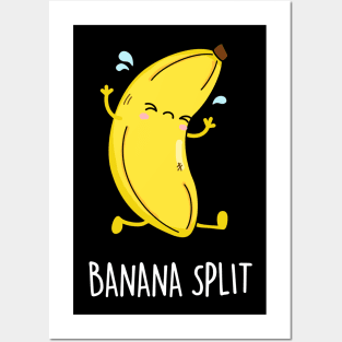 Banana Split Cute Banana Pun Posters and Art